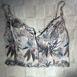 Kendall & Kylie • Pac Sun Floral Print Sleeveless Top